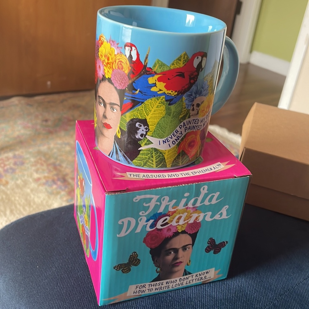 Frida Kahlo coffee mug NEW in box